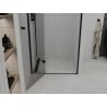 Mexen Roma drzwi prysznicowe uchylne 70 cm, transparent, czarne - 854-070-000-70-00
