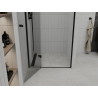 Mexen Roma drzwi prysznicowe uchylne 90 cm, transparent, czarne - 854-090-000-70-00