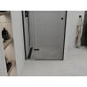 Mexen Roma drzwi prysznicowe uchylne 90 cm, transparent, czarne - 854-090-000-70-00