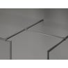 Mexen Kioto-F ścianka prysznicowa Walk-in z ramką 120 x 95 cm, transparent 8 mm, gun metal - 800-120-202-04-95-095