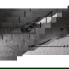 Mexen Kioto-F ścianka prysznicowa Walk-in z ramką 180 x 80 cm, transparent 8 mm, gun gray szczotkowany - 800-180-202-04-66-080