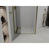Mexen Roma drzwi prysznicowe uchylne 70 cm, transparent, złote - 854-070-000-50-00