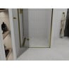 Mexen Roma drzwi prysznicowe uchylne 120 cm, transparent, złote - 854-120-000-50-00