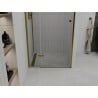 Mexen Roma drzwi prysznicowe uchylne 120 cm, transparent, złote - 854-120-000-50-00