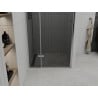 Mexen Roma drzwi prysznicowe uchylne 100 cm, grafit, chrom - 854-100-000-01-40