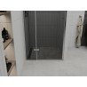 Mexen Roma drzwi prysznicowe uchylne 110 cm, grafit, chrom - 854-110-000-01-40