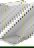 Mexen Exo kabina prysznicowa uchylna 90 x 95 cm, transparent, złota - 814-090-095-50-00