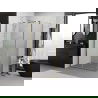 Mexen Exo kabina prysznicowa uchylna 100 x 95 cm, transparent, złota - 814-100-095-50-00