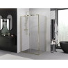 Mexen Exo-S kabina prysznicowa rozsuwana 90 x 70 cm, transparent, złota - 8151-090-070-50-00