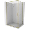 Mexen Exo-R kabina prysznicowa uchylna 155 x 70 cm, transparent, złota - 819-155-070-50-00