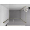 Mexen Exo-R kabina prysznicowa uchylna 105 x 80 cm, transparent, złota - 819-105-080-50-00