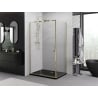 Mexen Exo kabina prysznicowa uchylna 110 x 80 cm, transparent, złota - 819-110-080-50-00