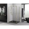 Mexen Exo kabina prysznicowa uchylna 100 x 85 cm, transparent, złota - 8182-100-085-50-00