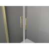 Mexen Exo-BR Duo kabina prysznicowa uchylna 70 x 95 cm, transparent, złota - 8182-070-095-50-00