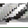 Mexen Exo kabina prysznicowa uchylna 100 x 95 cm, transparent, złota - 8182-100-095-50-00