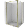 Mexen Exo-BR kabina prysznicowa uchylna 95 x 80 cm, transparent, złota - 8181-095-080-50-00