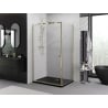 Mexen Exo kabina prysznicowa uchylna 85 x 95 cm, transparent, złota - 8181-085-095-50-00