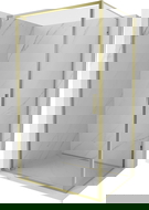 Mexen Exo kabina prysznicowa uchylna 90 x 95 cm, transparent, złota - 8181-090-095-50-00