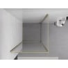 Mexen Exo kabina prysznicowa uchylna 95 x 95 cm, transparent, złota - 8181-095-095-50-00