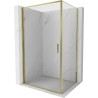 Mexen Exo-B kabina prysznicowa uchylna 90 x 70 cm, transparent, złota - 817-090-070-50-00