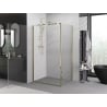 Mexen Exo-B kabina prysznicowa uchylna 100 x 75 cm, transparent, złota - 817-100-075-50-00