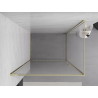 Mexen Exo-B kabina prysznicowa uchylna 75 x 85 cm, transparent, złota - 817-075-085-50-00
