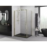 Mexen Exo-B kabina prysznicowa uchylna 90 x 85 cm, transparent, złota - 817-090-085-50-00