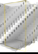 Mexen Exo kabina prysznicowa uchylna 75 x 95 cm, transparent, złota - 817-075-095-50-00