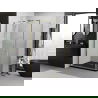 Mexen Exo kabina prysznicowa uchylna 75 x 100 cm, transparent, złota - 817-075-100-50-00