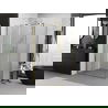 Mexen Exo kabina prysznicowa składana 100 x 95 cm, transparent, złota - 816-100-095-50-00