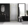 Mexen Exo drzwi prysznicowe rozsuwane 105 cm, transparent, złote - 8151-105-000-50-00