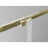 Mexen Exo-S drzwi prysznicowe rozsuwane 105 cm, transparent, złote - 8151-105-000-50-00