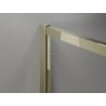 Mexen Exo drzwi prysznicowe rozsuwane 115 cm, transparent, złote - 8151-115-000-50-00