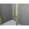 Mexen Exo drzwi prysznicowe rozsuwane 115 cm, transparent, złote - 8151-115-000-50-00