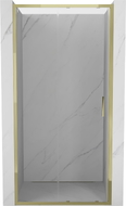 Mexen Exo-S drzwi prysznicowe rozsuwane 120 cm, transparent, złote - 8151-120-000-50-00