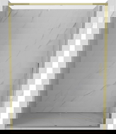 Mexen Exo drzwi prysznicowe rozsuwane 130 cm, transparent, złote - 8151-130-000-50-00