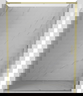 Mexen Exo drzwi prysznicowe rozsuwane 135 cm, transparent, złote - 8151-135-000-50-00