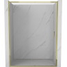 Mexen Exo-S drzwi prysznicowe rozsuwane 140 cm, transparent, złote - 8151-140-000-50-00