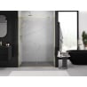 Mexen Exo drzwi prysznicowe podwójne rozsuwane 130 cm, transparent, złote - 8152-130-000-50-00