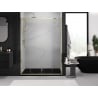 Mexen Exo drzwi prysznicowe podwójne rozsuwane 140 cm, transparent, złote - 8152-140-000-50-00