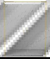 Mexen Exo drzwi prysznicowe podwójne rozsuwane 150 cm, transparent, złote - 8152-150-000-50-00