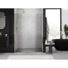 Mexen Exo drzwi prysznicowe podwójne rozsuwane 150 cm, transparent, złote - 8152-150-000-50-00