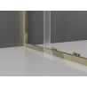 Mexen Exo drzwi prysznicowe podwójne rozsuwane 150 cm, transparent, złote - 8152-150-000-50-00