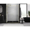 Mexen Exo-S Duo drzwi prysznicowe podwójne rozsuwane 160 cm, transparent, złote - 8152-160-000-50-00