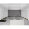 Mexen Exo-S Duo drzwi prysznicowe podwójne rozsuwane 190 cm, transparent, złote - 8152-190-000-50-00