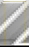 Mexen Exo drzwi prysznicowe składane 65 cm, transparent, złote - 816-065-000-50-00