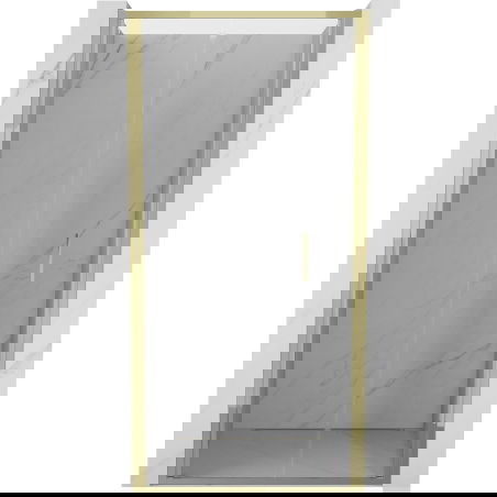 Mexen Exo drzwi prysznicowe składane 70 cm, transparent, złote - 816-070-000-50-00