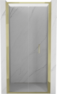 Mexen Exo-F drzwi prysznicowe składane 80 cm, transparent, złote - 816-080-000-50-00