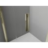 Mexen Exo drzwi prysznicowe składane 85 cm, transparent, złote - 816-085-000-50-00