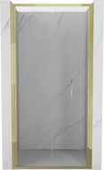Mexen Exo-F drzwi prysznicowe składane 90 cm, transparent, złote - 816-090-000-50-00
